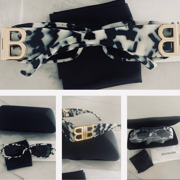 BALENCIAGA SUNGLASSES FROM THE DYNASTY COLLECTION, WORN BY MANY INFLUENCERS - Picture 9 of 16